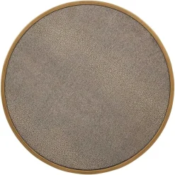 Richmond Interiors Bijzettafel Bloomville met glas set van 2 Goud