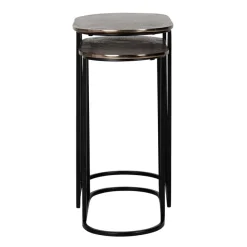 Richmond Interiors Bijzettafel Chandon set van 2 (Champagne gold) - Richmond Interiors