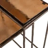 Richmond Interiors Bijzettafel Villano brons - Set van 2