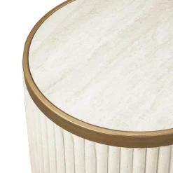 Richmond Interiors Bijzettafel Tivoli set van 2 Wit