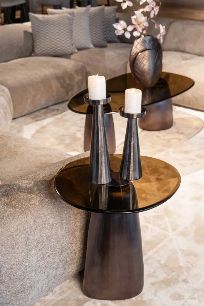 Richmond Interiors Bijzettafel Hayden brons