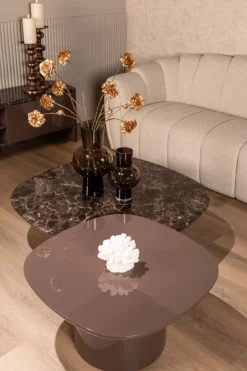Richmond Interiors Bijzettafel Almundi chocolade bruin
