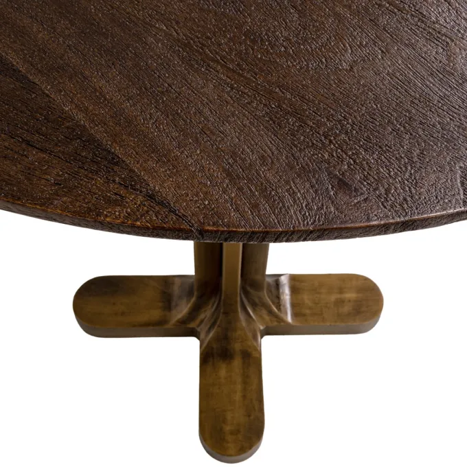 Richmond Interiors Bistrotafel Revelin dark brown 75Ø
