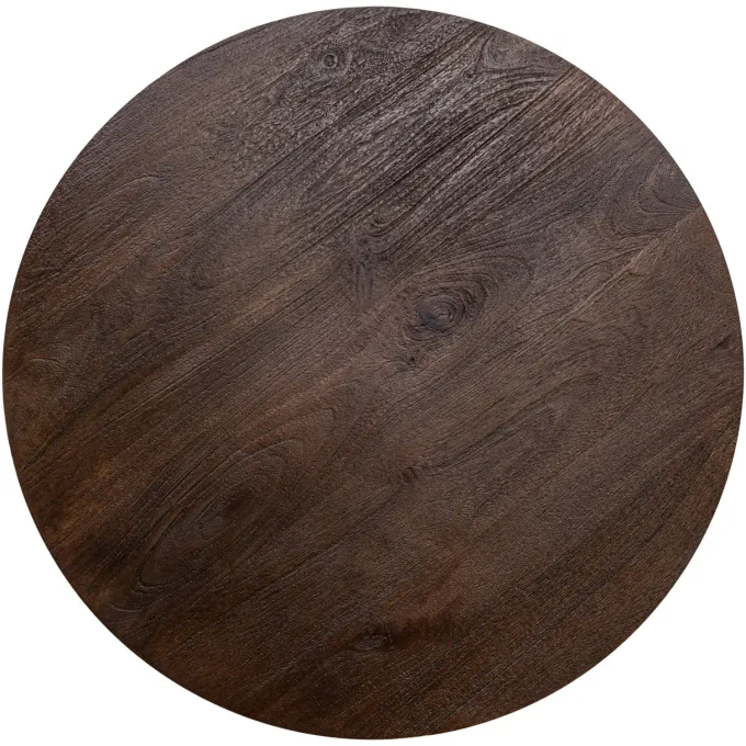 Richmond Interiors Bistrotafel Revelin dark brown 75Ø
