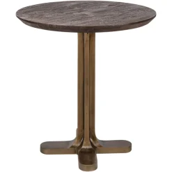 Richmond Interiors Bistrotafel Revelin dark brown 75Ø