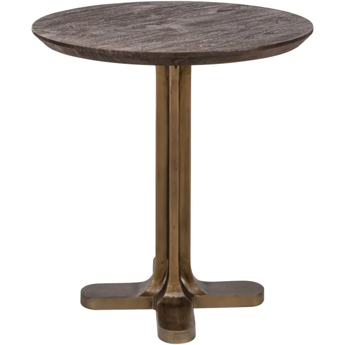 Richmond Interiors Bistrotafel Revelin dark brown 75Ø
