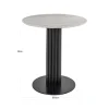 Richmond Interiors Bistrotafel Nyon Blush beige 75Ø