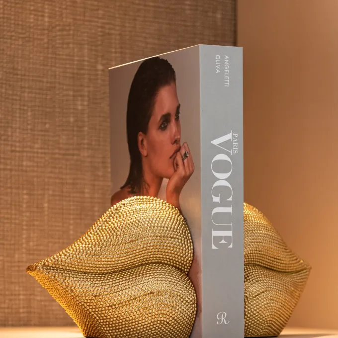 Richmond Interiors Boekenstandaard Kiss goud