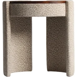 Richmond Interiors Bureau Roxenne beige leopard dressing table