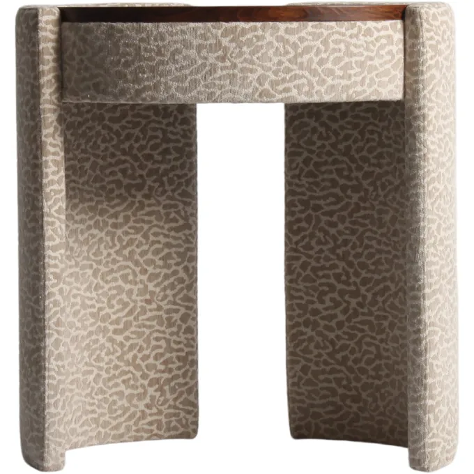 Richmond Interiors Bureau Roxenne beige leopard dressing table
