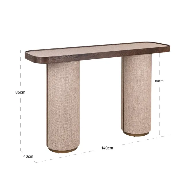 Richmond Interiors Console Willox brown