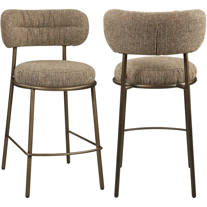 Richmond Interiors Counterstoel Encanto bruin tweed