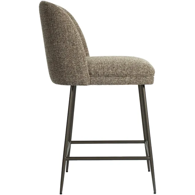 Richmond Interiors Counterstoel Pullitzer bruin tweed