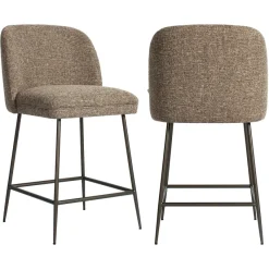 Richmond Interiors Counterstoel Pullitzer bruin tweed