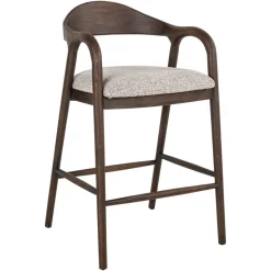 Richmond Interiors Counterstoel Mihara mocca fancy fire retardant