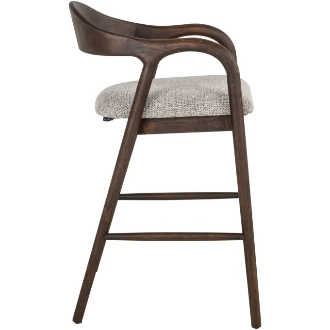 Richmond Interiors Counterstoel Mihara mocca fancy fire retardant