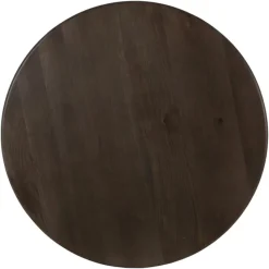 Richmond Interiors Countertafel Harper Smoked charchoal Ø81 cm