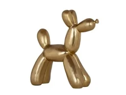 Richmond Interiors Decoratief beeld hond goudkleurig van Richmond Interiors