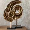 Richmond Interiors Decoratief object Swirl antiek brons groot
