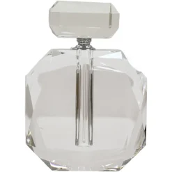 Richmond Interiors Decoratief object Khloe clear transparent perfume bottle
