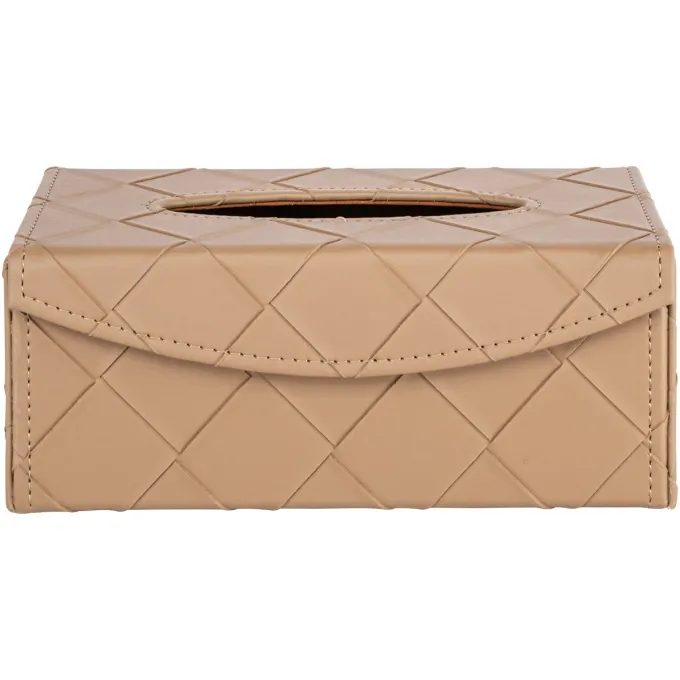 Richmond Interiors Decoratief object Molly beige tissue box