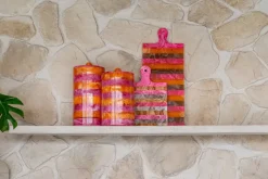 Richmond Interiors Dienblad Cindy roze/oranje - groot