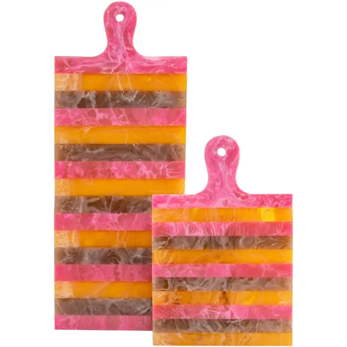 Richmond Interiors Dienblad Cindy roze/oranje - groot