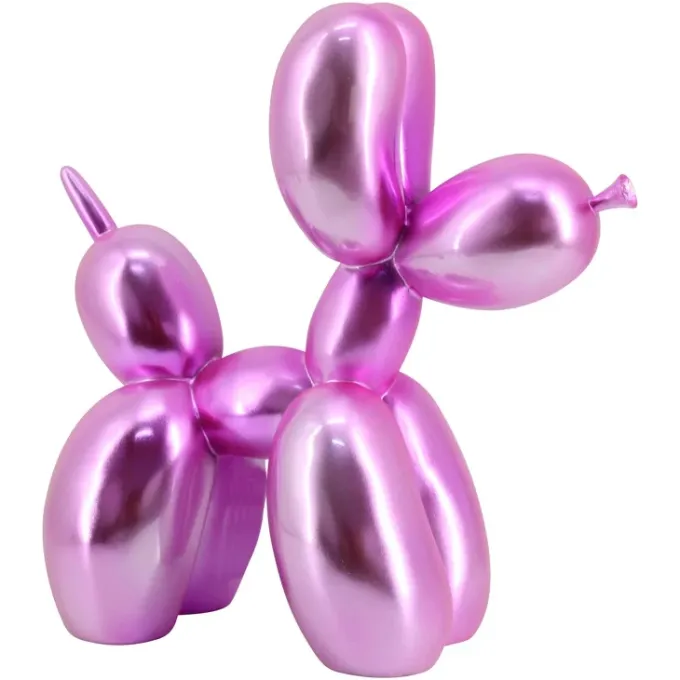 Richmond Interiors Dog deco object roze