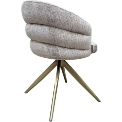 Richmond Interiors Draaifauteuil Zendaya Niagara 104 Stone Chenille