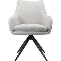 Richmond Interiors Draaistoel Lisonne cream fusion (Fusion cream 02)