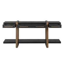 Richmond Interiors Dressoir Cambon 3-laden (Dark coffee)