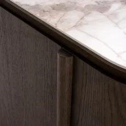 Richmond Interiors Dressoir Langford bruin 3-doors - 120 cm