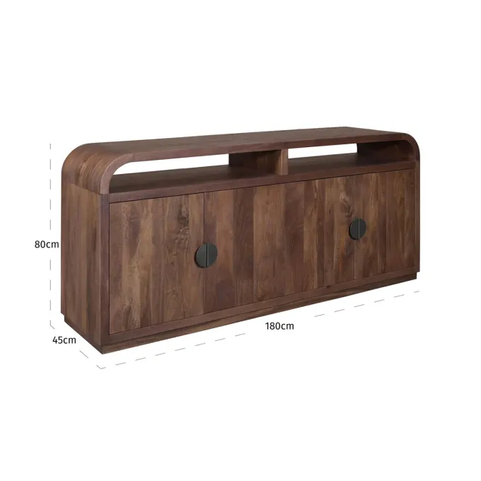Richmond Interiors Dressoir Baldwin spicebruin 180 cm