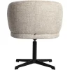 Richmond Interiors Eetkamerstoel Dinan cream tweed fire retardant - draaibaar