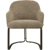 Richmond Interiors Eetkamerstoel Hadley bruin tweed fire retardant