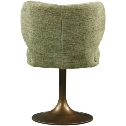 Richmond Interiors Eetkamerstoel Amely pistache softweave draaistoel