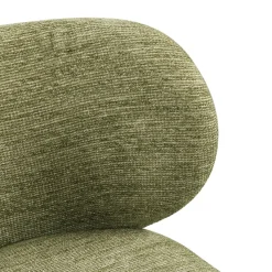 Richmond Interiors Eetkamerstoel Amely pistache softweave draaistoel