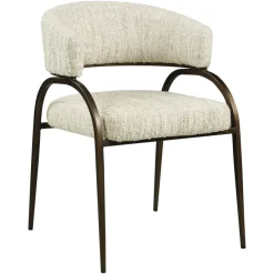 Richmond Interiors Eetkamerstoel Charda beige angora