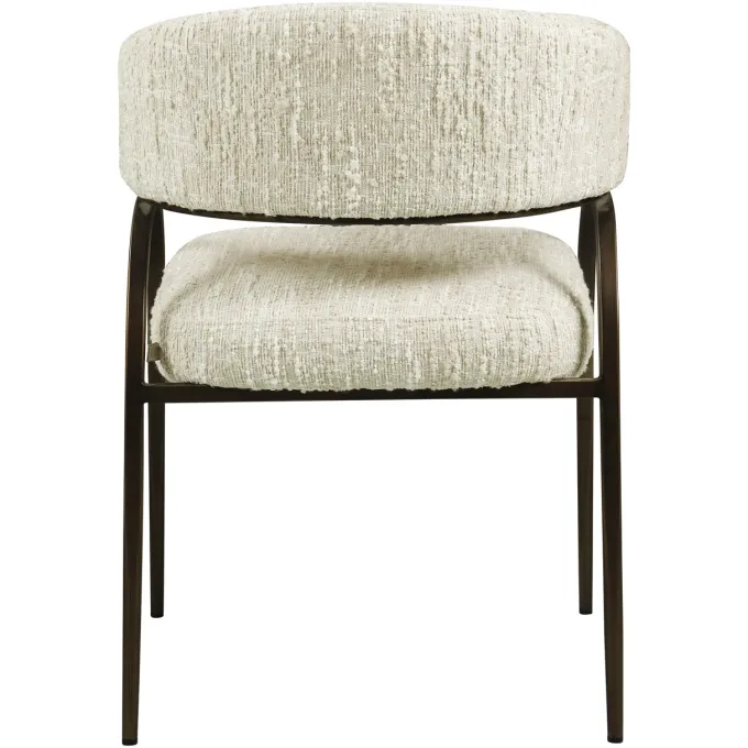 Richmond Interiors Eetkamerstoel Charda beige angora