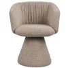 Richmond Interiors Eetkamerstoel Madeline mocca chunky draaibaar