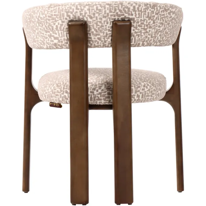 Richmond Interiors Eetkamerstoel Contigo naturel geo