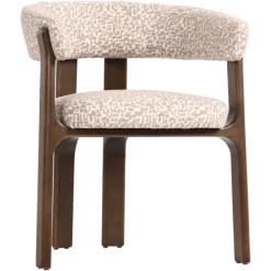 Richmond Interiors Eetkamerstoel Contigo naturel geo
