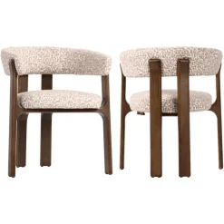 Richmond Interiors Eetkamerstoel Contigo naturel geo