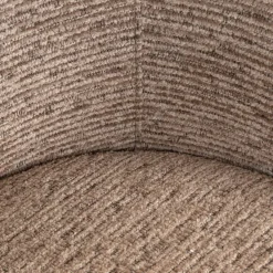 Richmond Interiors Eetkamerstoel Quiriro mocca linear swivel