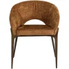 Richmond Interiors Eetkamerstoel Kenzi cognac fusion Fusion cognac 28