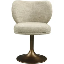 Richmond Interiors Eetkamerstoel Amely naturel softweave draaistoel