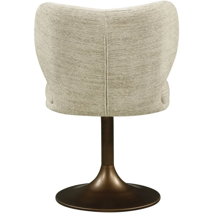 Richmond Interiors Eetkamerstoel Amely naturel softweave draaistoel