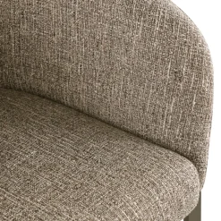 Richmond Interiors Eetkamerstoel Kenzi bruin tweed