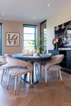 Richmond Interiors Eetkamerstoel Gia naturel chunky