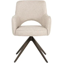 Richmond Interiors Eetkamerstoel Ginerva biscotti swivel